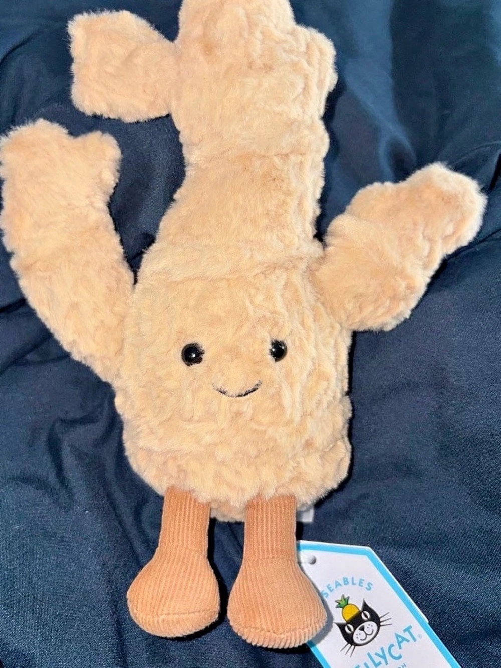 Jellycat Amuseables Ginger Plush Toy Orange & Brown